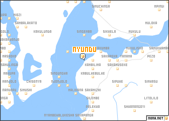 map of Nyundu