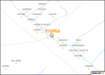 map of Nyundu