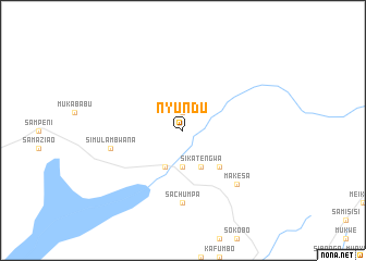 map of Nyundu