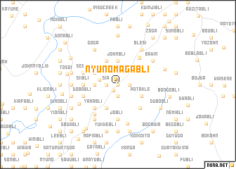 map of Nyunomagabli