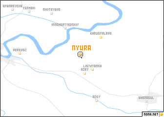 map of Nyura