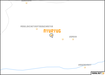 map of Nyuryug