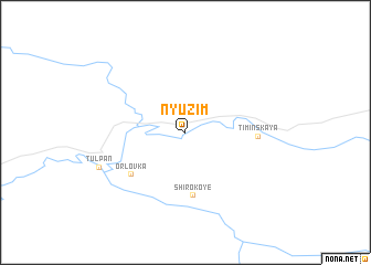 map of Nyuzim