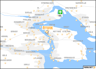 map of Nyvik