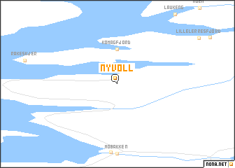 map of Nyvoll