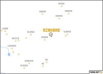 map of Nzakamé