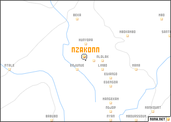 map of Nzakonn