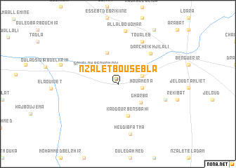 map of Nzalet Bou Sebla