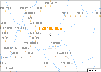 map of Nzamaliqué