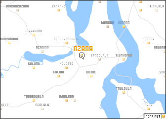 map of Nzana