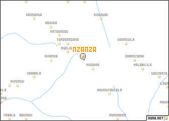 map of Nzanza