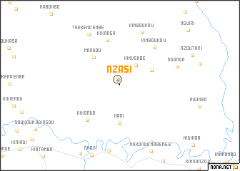 map of Nzasi