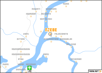 map of Nzébé