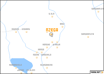 map of Nzega