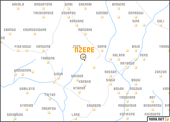 map of Nzéré