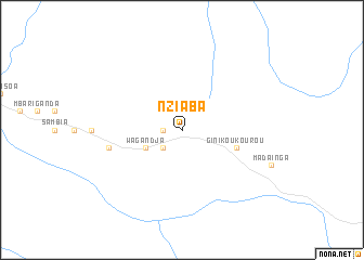 map of Nziaba