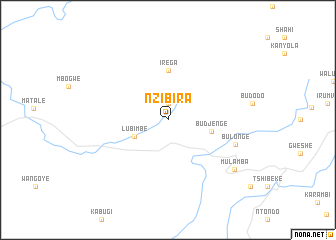 map of Nzibira