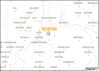 map of Nzinfon