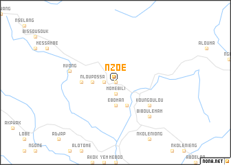 map of Nzoé