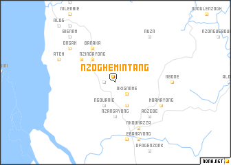 map of Nzoghe-Mintang