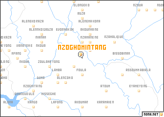 map of Nzogho-Mintang