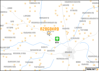 map of Nzogokro