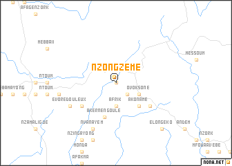 map of Nzong Zeme