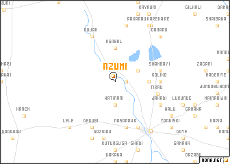 map of Nzumi