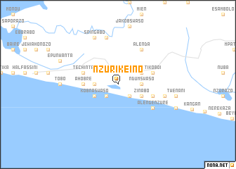 map of Nzurikeino
