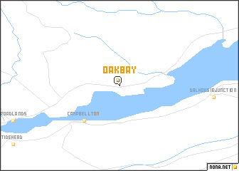 map of Oak Bay