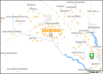 map of Oakbrook