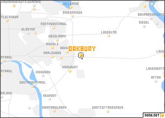 map of Oakbury