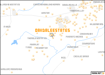 map of Oakdale Estates