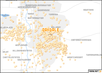 map of Oakdale