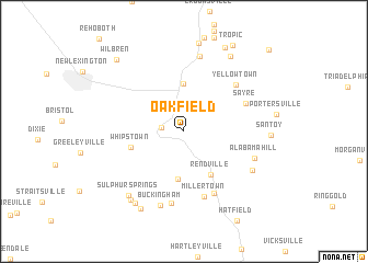 map of Oakfield