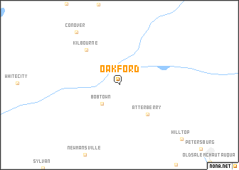 map of Oakford