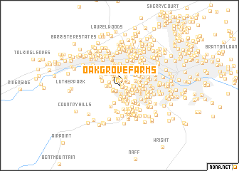 map of Oak Grove Farms