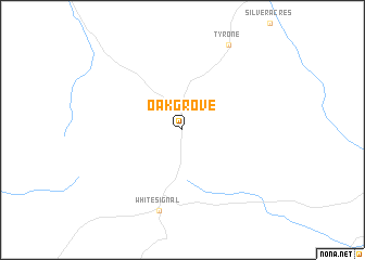 map of Oak Grove