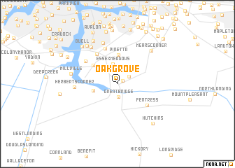 map of Oak Grove