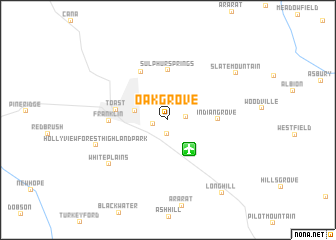 map of Oak Grove