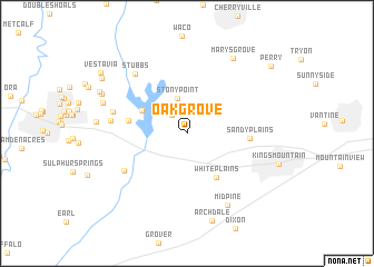 map of Oakgrove