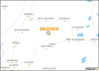 map of Oak Grove