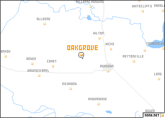 map of Oak Grove