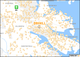 map of Oakhill