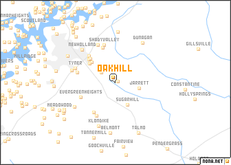 map of Oakhill