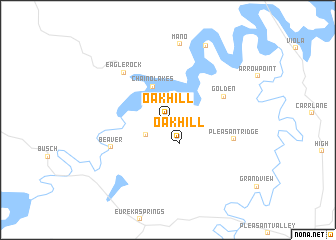 map of Oakhill