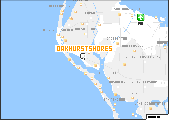 map of Oakhurst Shores