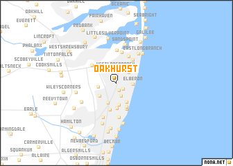 map of Oakhurst