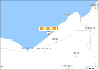 map of Oakhurst