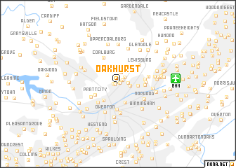 map of Oakhurst